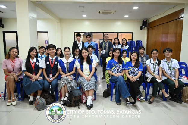 15 students participate in Leadership Training, Little City officials election in Sto. Tomas