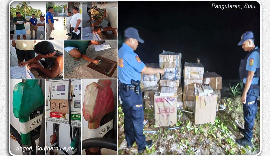 P 3.2-M smuggled goods, nasabat sa Leyte, Sulu