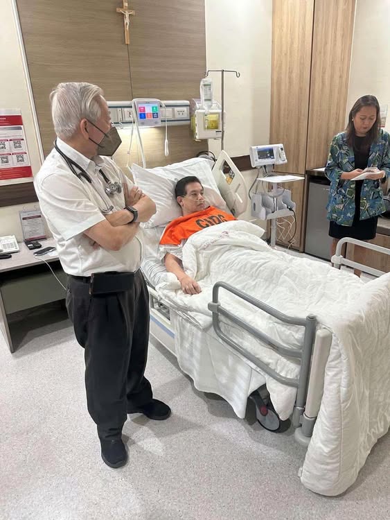Warrant isinilbi kay Romualdez sa ospital