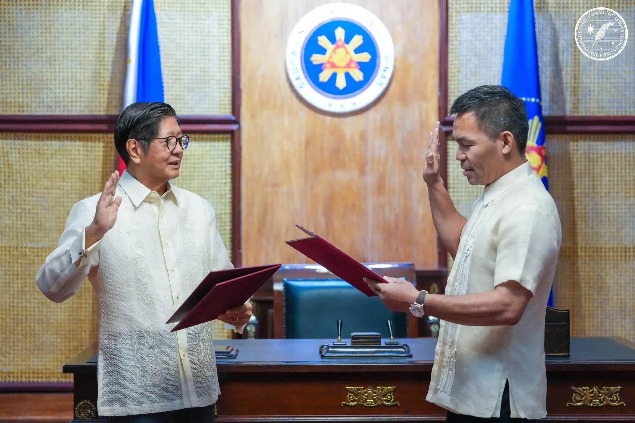 Pacquiao, itinalagang bagong NAPC chief