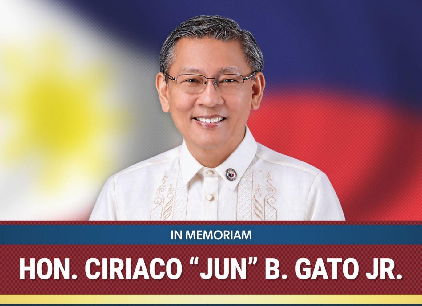 House pays tribute to late Batanes Rep. Ciriaco Gato