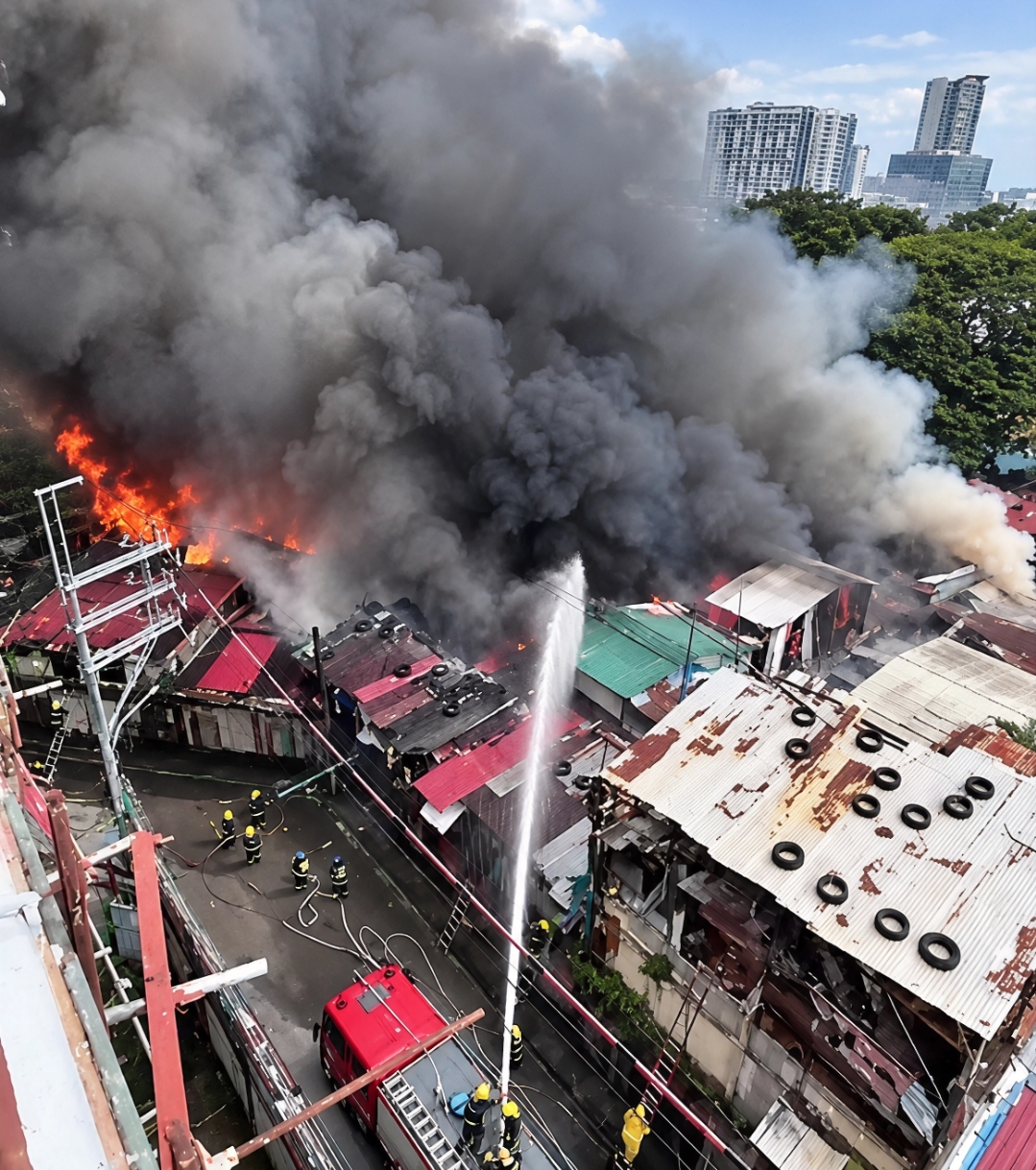 Kabahayan tinupok ng apoy sa QC, umabot sa 5th alarm